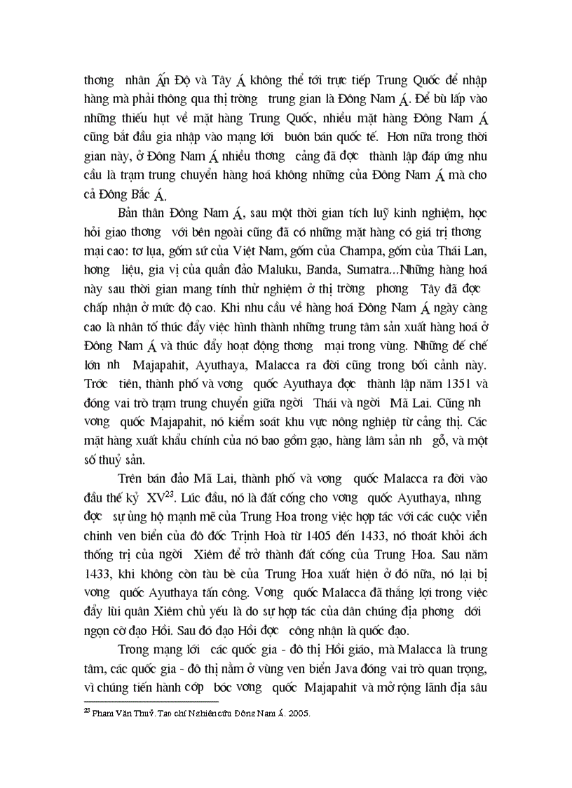 image for page Quan hệ thương mại của vương quốc Champa trong bối cảnh thương mại khu vực Đông Nam á thời cổ trung đại từ thế kỷ VII đến thế kỷ XV 1