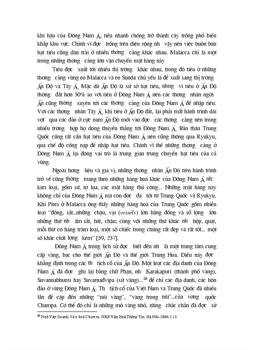 image for page Quan hệ thương mại của vương quốc Champa trong bối cảnh thương mại khu vực Đông Nam á thời cổ trung đại từ thế kỷ VII đến thế kỷ XV 1