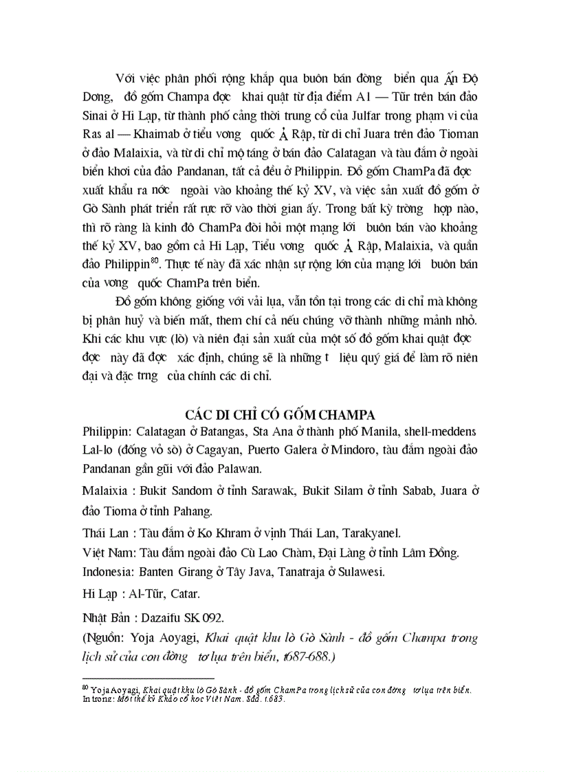 image for page Quan hệ thương mại của vương quốc Champa trong bối cảnh thương mại khu vực Đông Nam á thời cổ trung đại từ thế kỷ VII đến thế kỷ XV 1