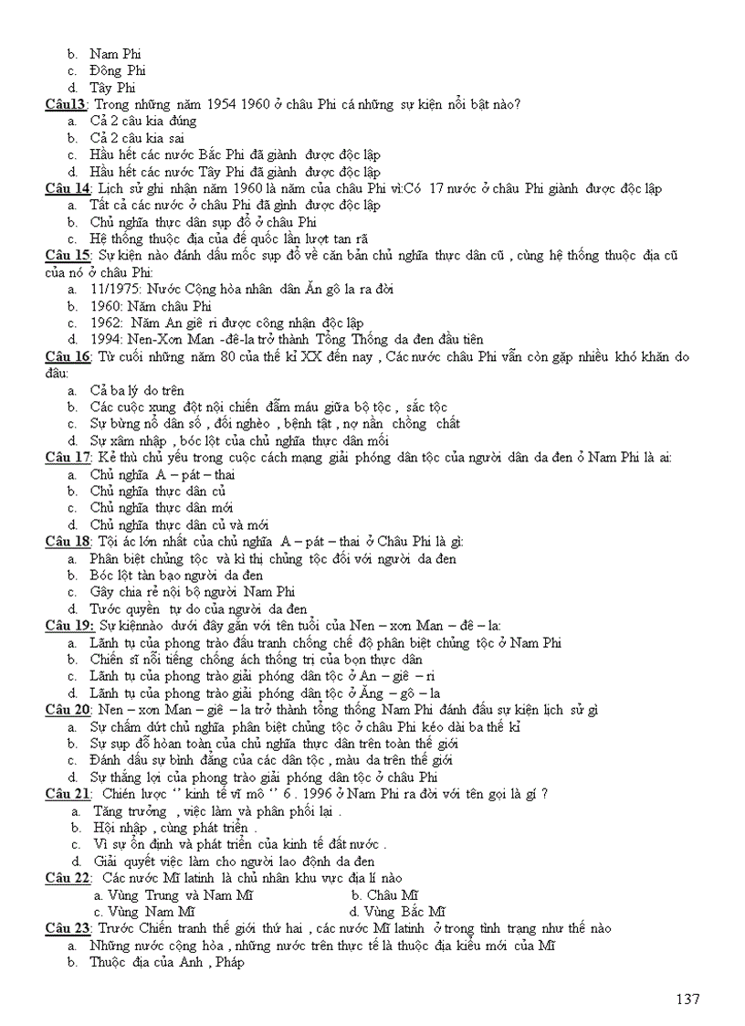 image for page Câu hỏi trắc nghiệm lịch sử lớp 12