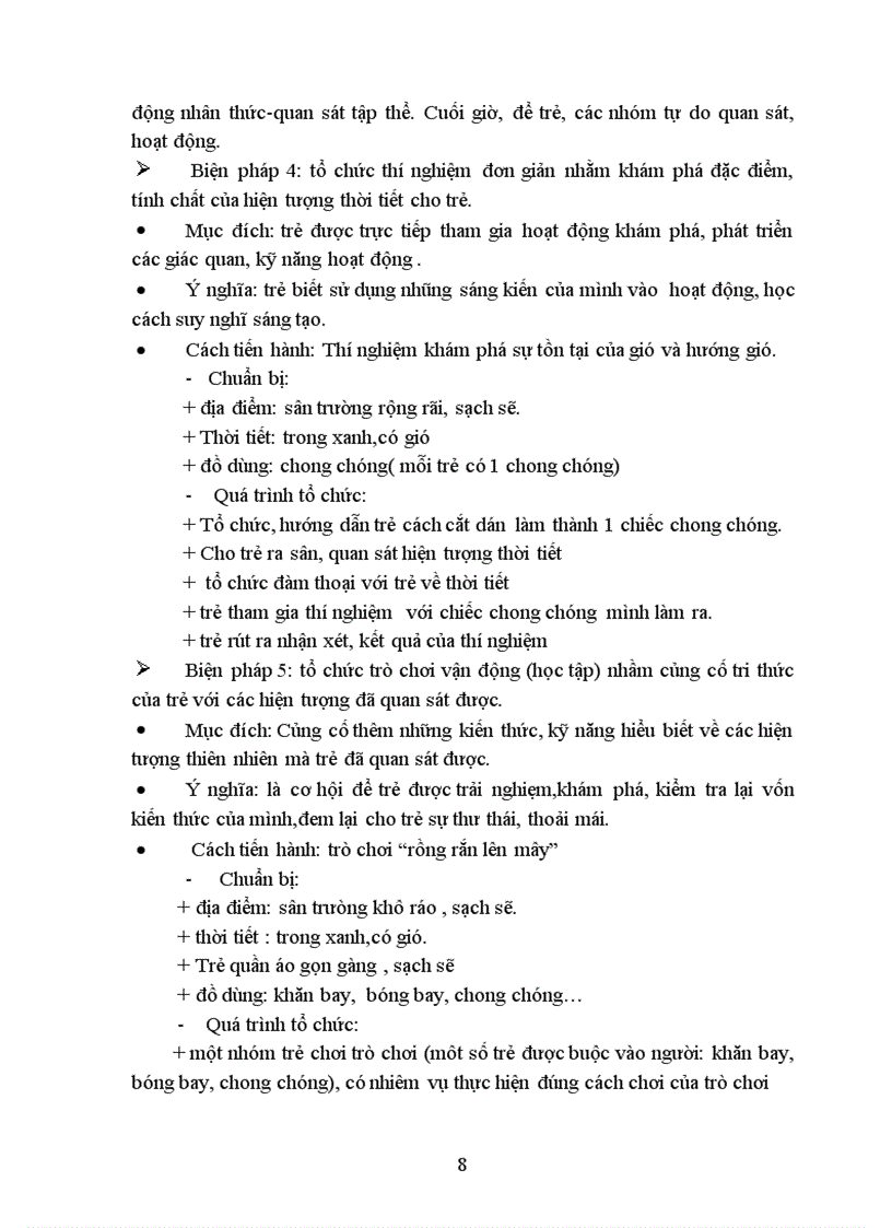 image for page Một số biện pháp kích thích hứng thú nhận thức hiện tượng thiên nhiên cho trẻ 5 6 tuổi trong hoạt động ngoài trời