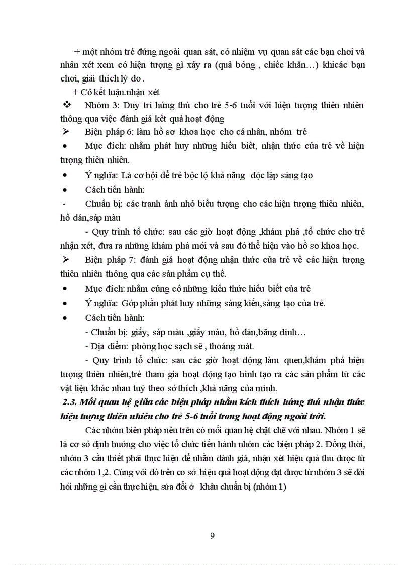 image for page Một số biện pháp kích thích hứng thú nhận thức hiện tượng thiên nhiên cho trẻ 5 6 tuổi trong hoạt động ngoài trời