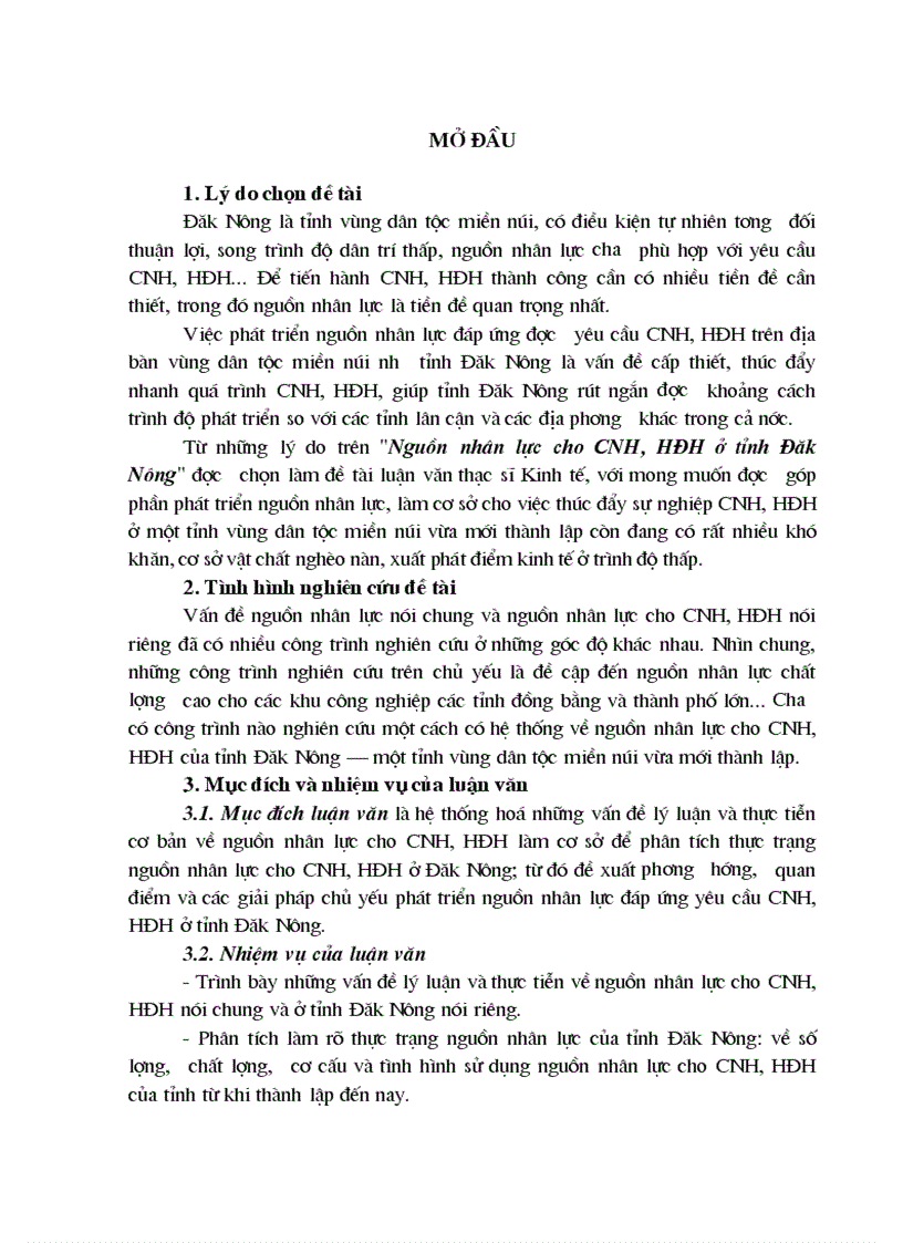 image for page Nguồn nhân lực cho CNH HĐH ở tỉnh Đăk Nông