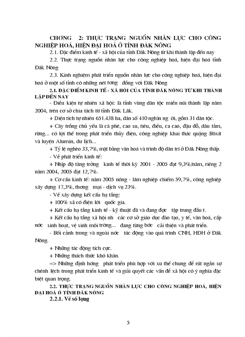 image for page Nguồn nhân lực cho CNH HĐH ở tỉnh Đăk Nông