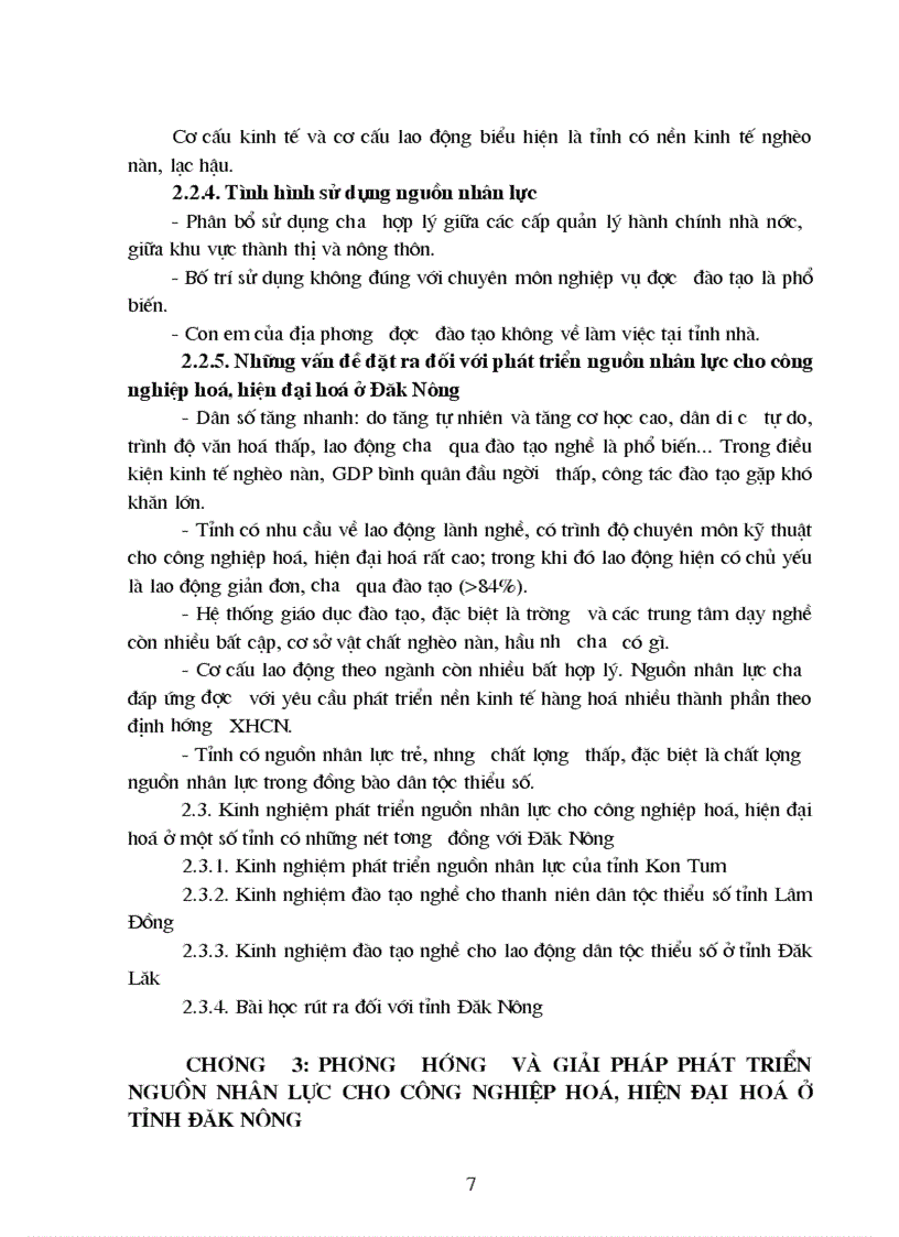 image for page Nguồn nhân lực cho CNH HĐH ở tỉnh Đăk Nông