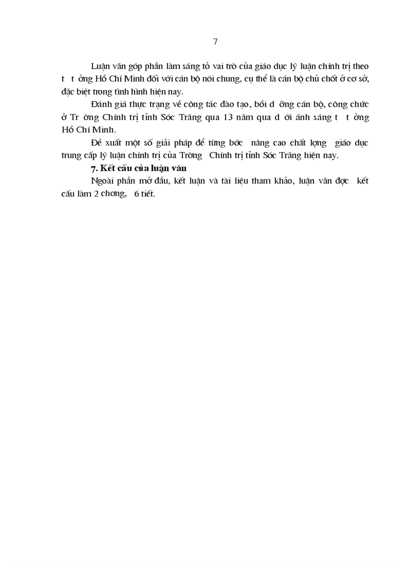 image for page Tư tưởng Hồ Chí Minh về giáo dục lý luận chính trị với việc nâng cao chất lượng đào tạo trung cấp lý luận chính trị ở Trường Chính trị tỉnh Sóc Trăng