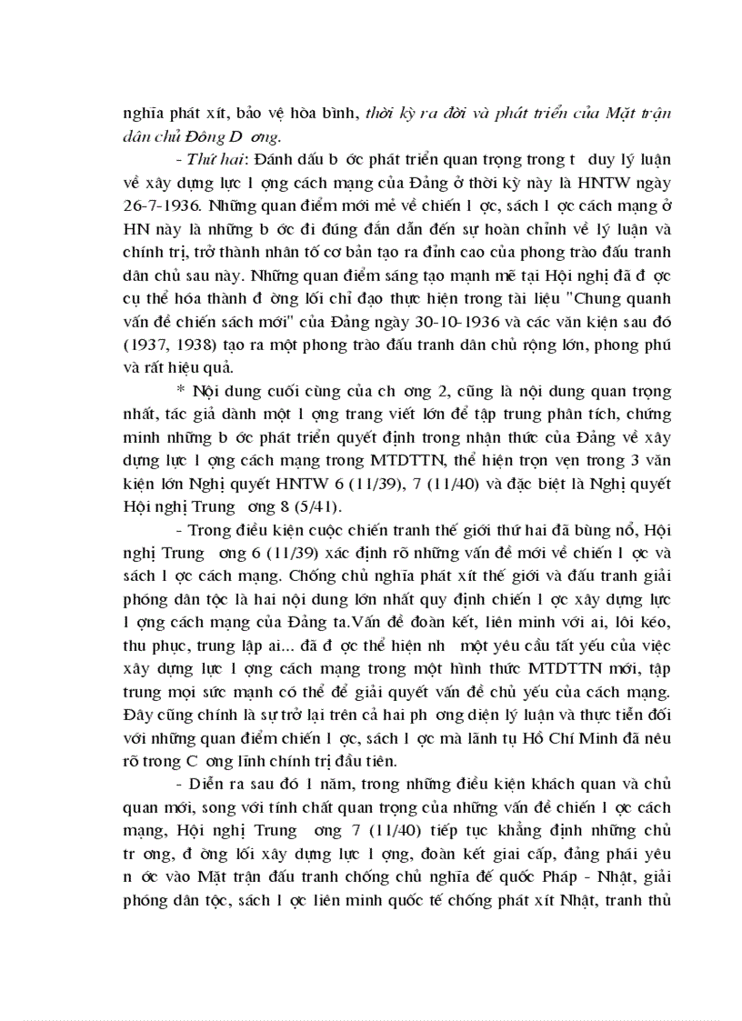 image for page Đảng Cộng sản Việt Nam l nh đạo xây dựng lực lượng cách mạng trong MTDTTN những năm 1930 1945