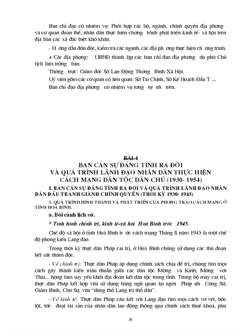 image for page Đặc điểm về điều kiện tự nhiên dân số lao động và lịch sử truyền thống của tỉnh Hoà Bình