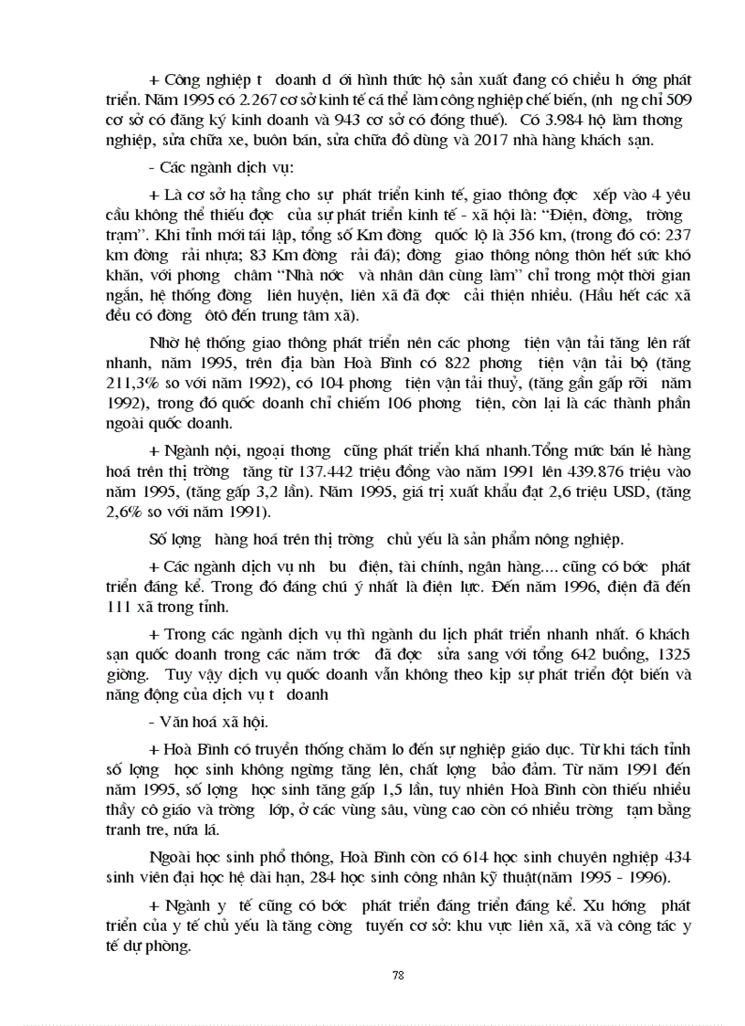 image for page Đặc điểm về điều kiện tự nhiên dân số lao động và lịch sử truyền thống của tỉnh Hoà Bình