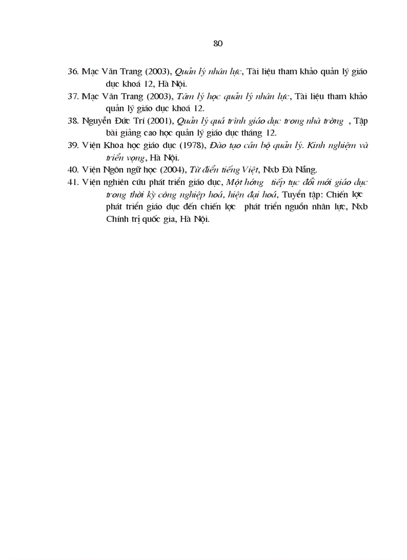 image for page Các biện pháp phát triển đội ngũ cán bộ quản lý trường trung học phổ thông tỉnh Tuyên Quang