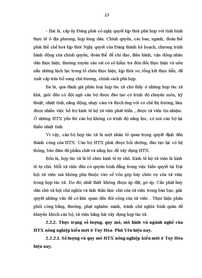 image for page Phát triển HTX nông nghiệp kiểu mới trên địa bàn Tuy Hòa tỉnh Phú Yên