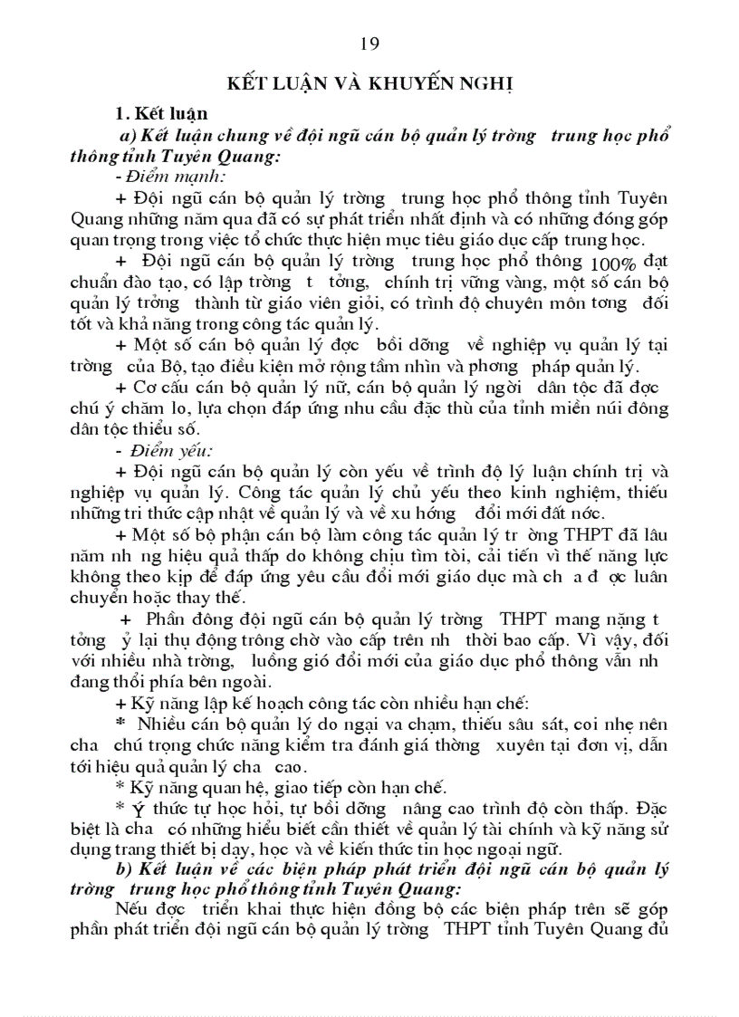 image for page Các biện pháp phát triển đội ngũ cán bộ quản lý trường trung học phổ thông tỉnh Tuyên Quang