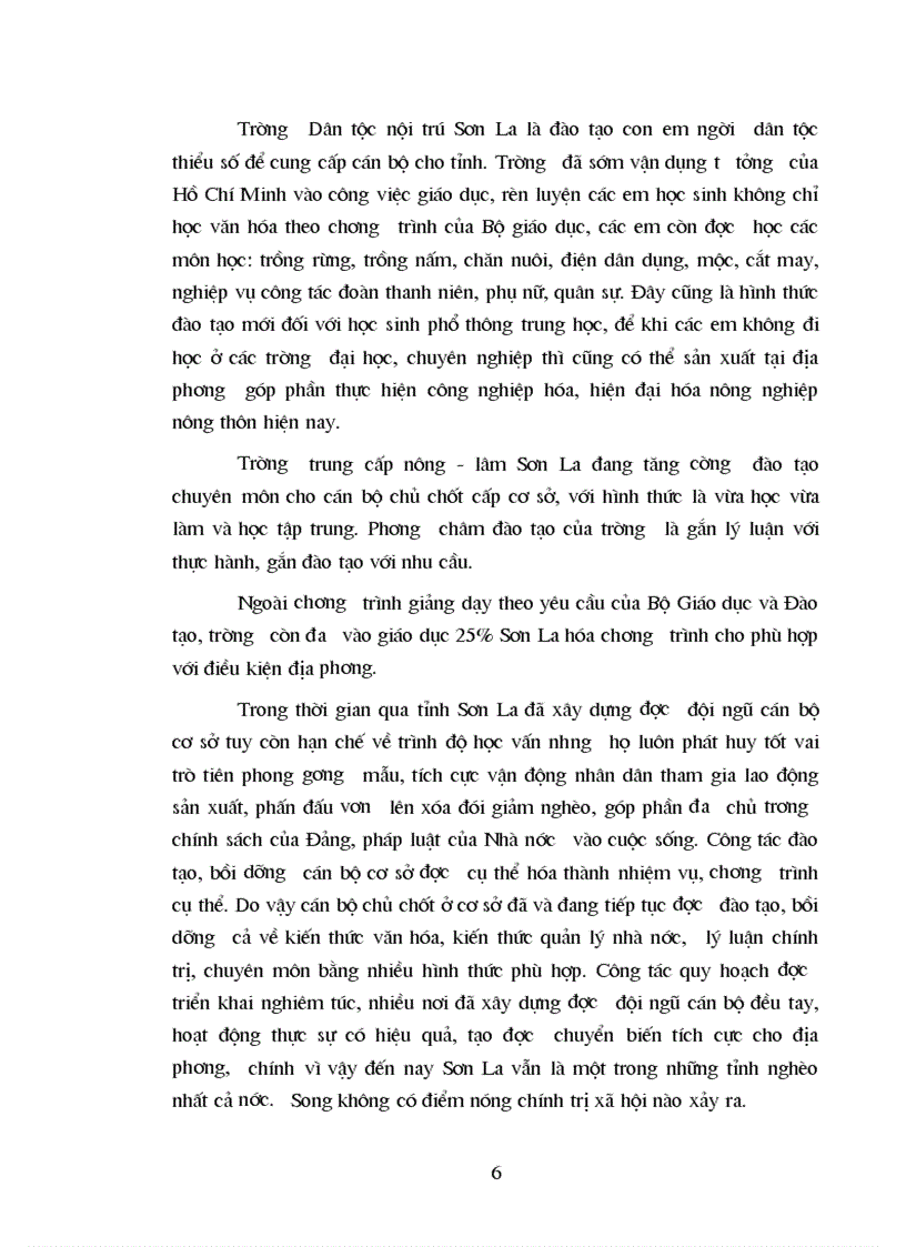 image for page Giáo dục rèn luyện cán bộ theo tư tưởng HCM ở Sơn La hiện nay