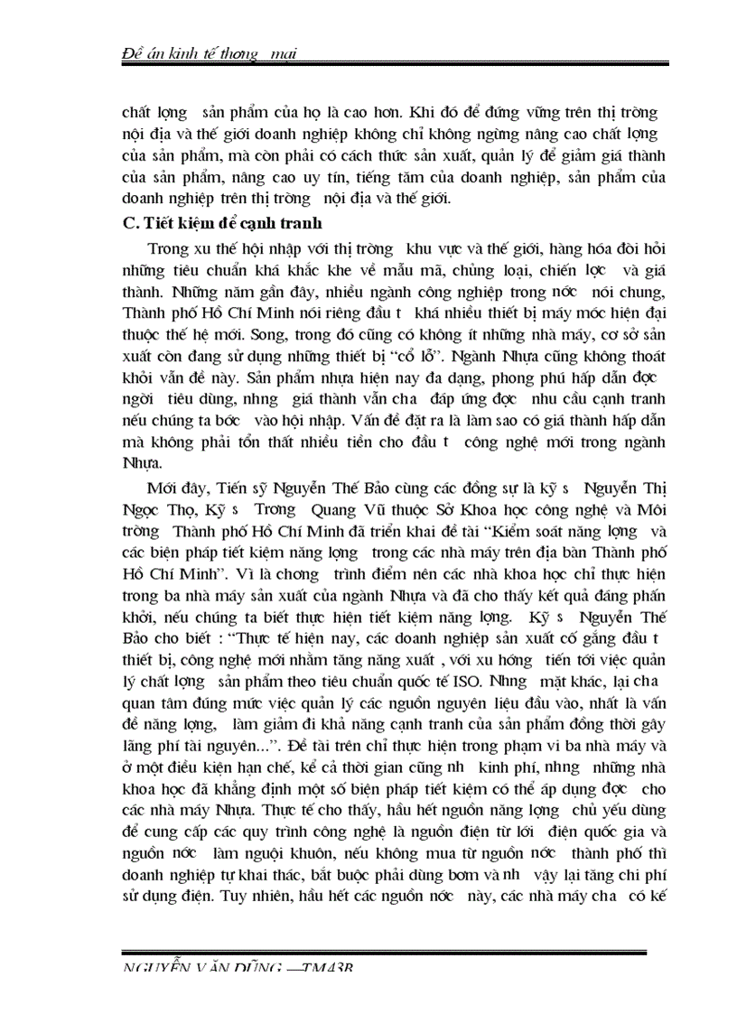 image for page Phương hướng và giải pháp để nâng cao khả năng tiết kiệm vật tư của doanh nghiệp