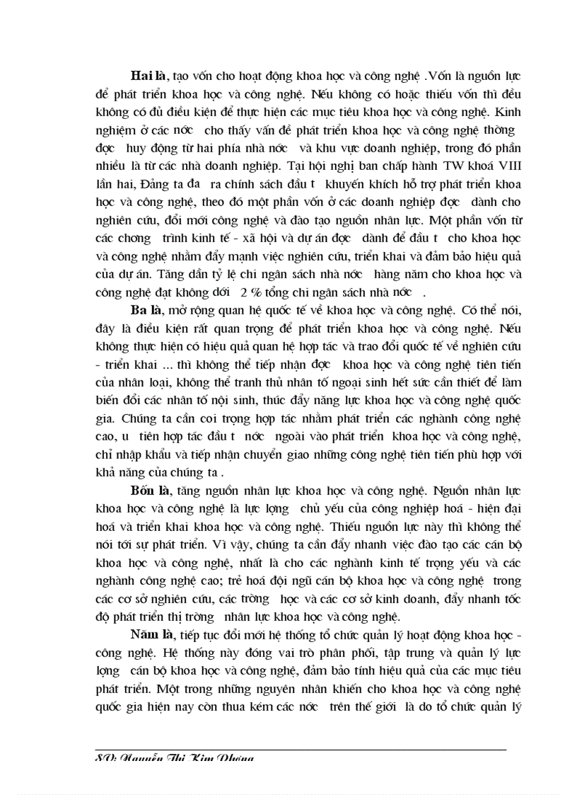 image for page Vai trò của khoa học công nghệ đối với sự phát triển công nghiệp việt nam