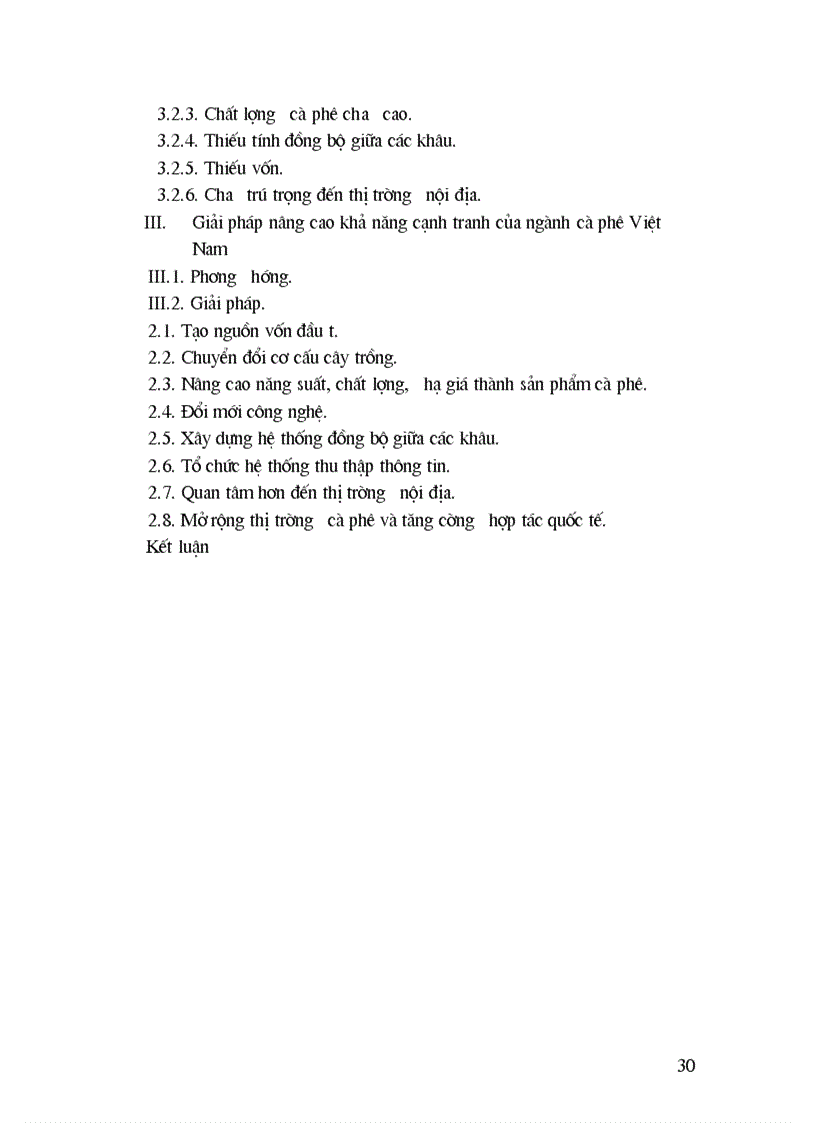 image for page Giải pháp để nâng cao khả năng cạnh tranh của ngành cà phê Việt Nam 1