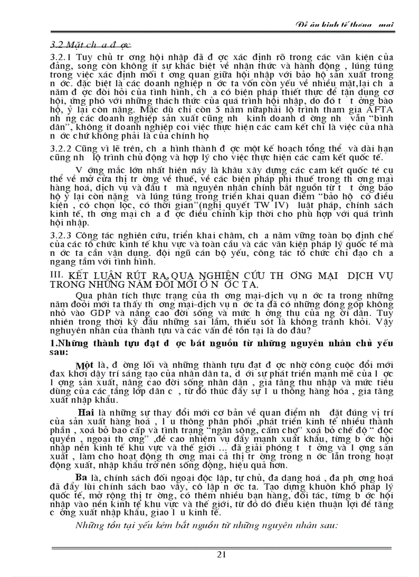 image for page Thương mại dịch vụ trong những năm đổi mớỉ nước ta thức trạng và giải pháp