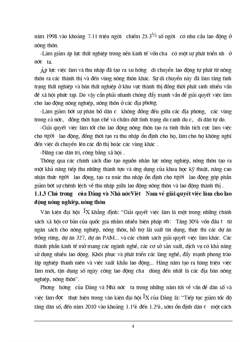 image for page Các giải pháp chủ yếu nhằm giải quyết vấn đề việc làm cho lao động nông nghiệp nông thôn nước ta từ nay đến 2010
