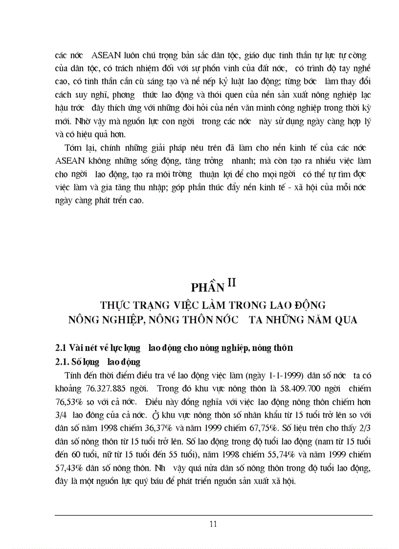 image for page Các giải pháp chủ yếu nhằm giải quyết vấn đề việc làm cho lao động nông nghiệp nông thôn nước ta từ nay đến 2010
