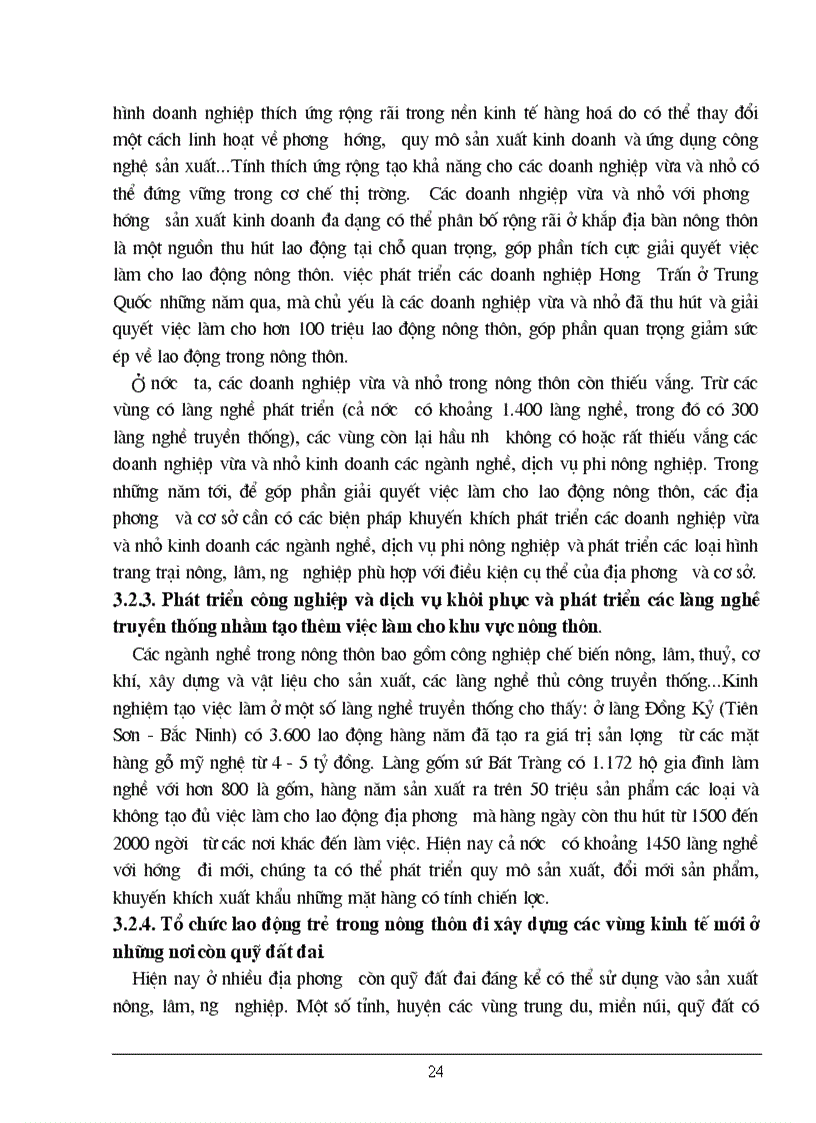 image for page Các giải pháp chủ yếu nhằm giải quyết vấn đề việc làm cho lao động nông nghiệp nông thôn nước ta từ nay đến 2010