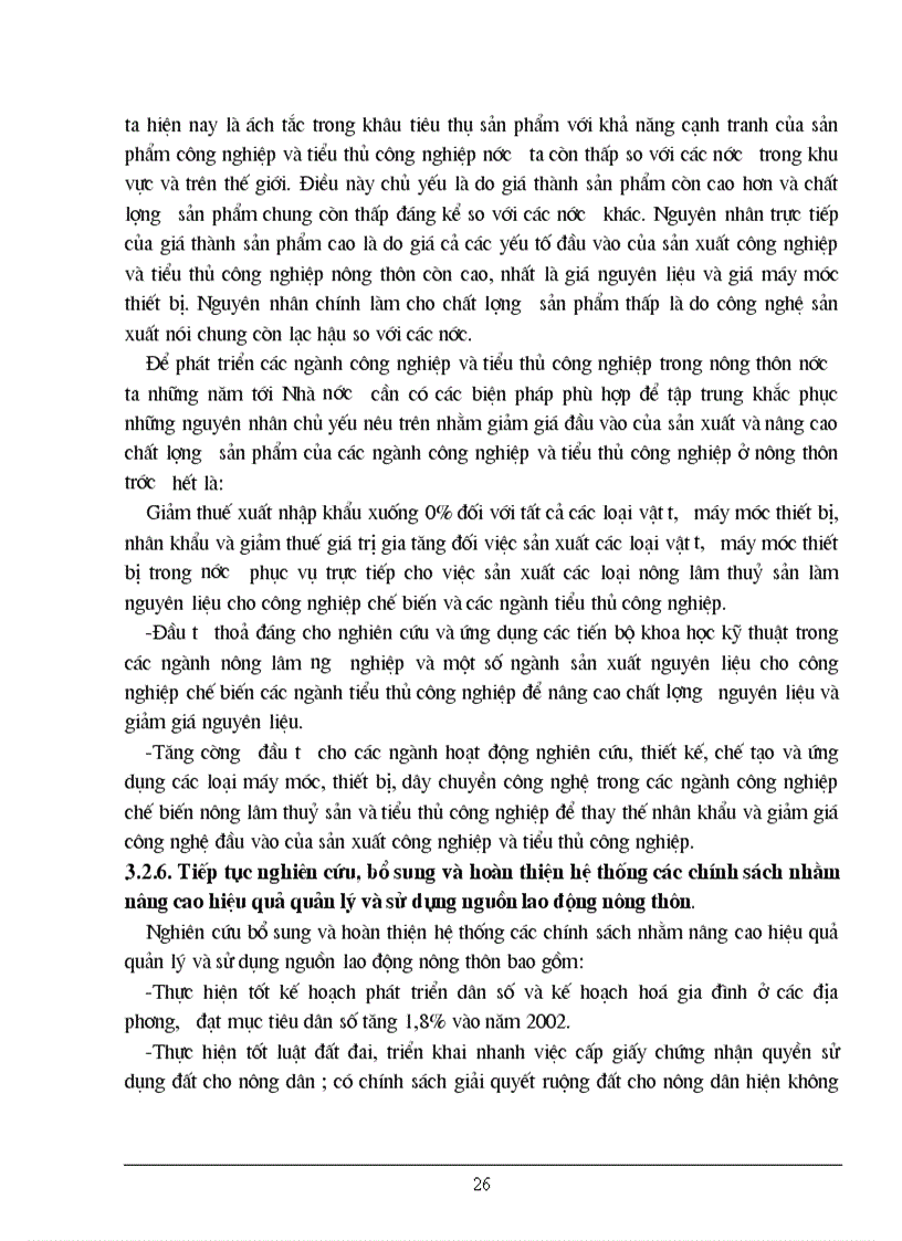 image for page Các giải pháp chủ yếu nhằm giải quyết vấn đề việc làm cho lao động nông nghiệp nông thôn nước ta từ nay đến 2010