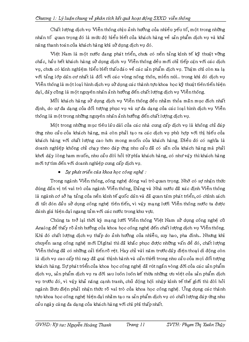 image for page Phân tích kết quả hoạt động sản xuất kinh doanh các dịch vụ Viễn thông tại Viễn thông Bình Thuận