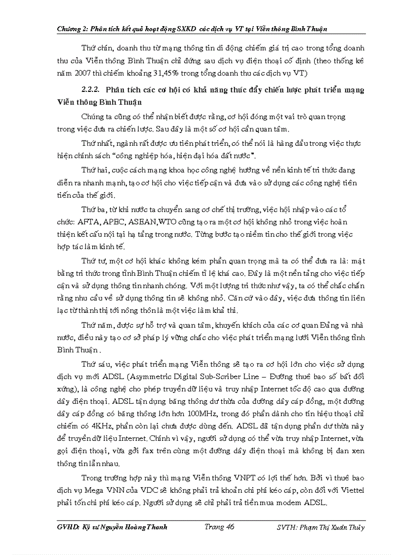 image for page Phân tích kết quả hoạt động sản xuất kinh doanh các dịch vụ Viễn thông tại Viễn thông Bình Thuận