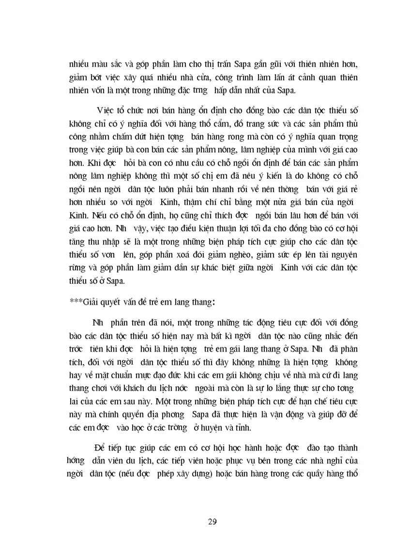 image for page Thực trạng phát triển du lịch ở SaPa và tác động của sự phát triển du lịch tới đời sống của các dân tộc thiểu số