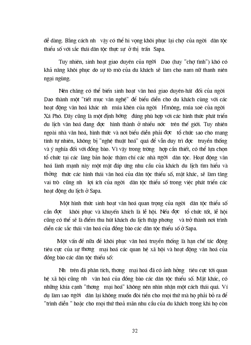 image for page Thực trạng phát triển du lịch ở SaPa và tác động của sự phát triển du lịch tới đời sống của các dân tộc thiểu số