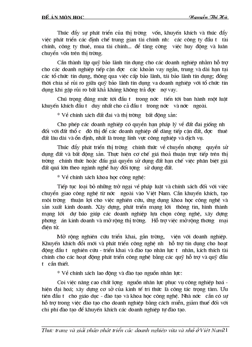 image for page Thực trạng và giải pháp phát triển các doanh nghiệp vừa và nhỏ ở Việt Nam