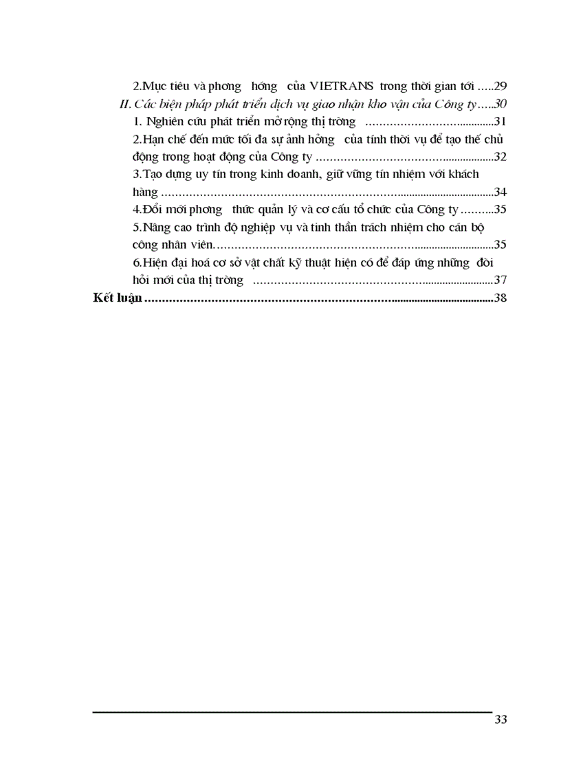 image for page Tình hình hoạt động kinh doanh dịch vụ giao nhận kho vận tại Vietrans