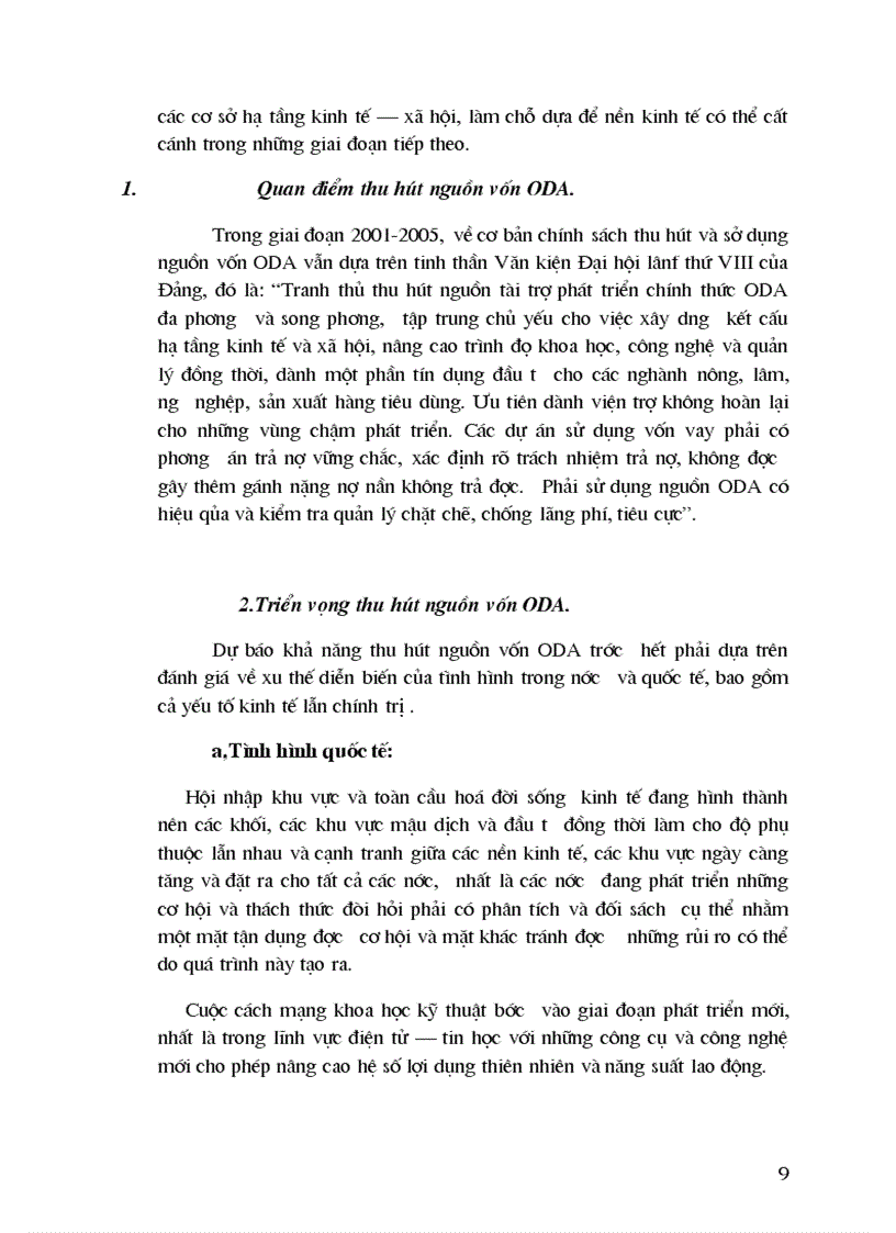 image for page Sự cần thiết phải nâng cao hiệu quả quản lý và sử dụng vốn ODA