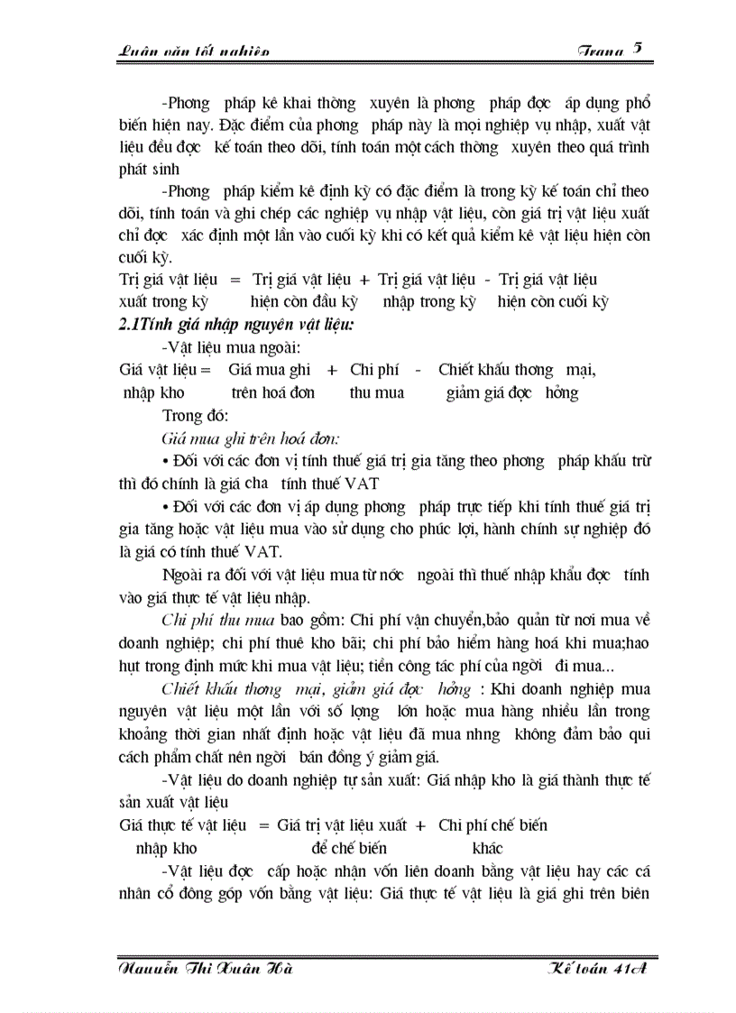 image for page Công tác kế toán nguyên vật liệu với việc nâng cao hiệu quả sử dụng nguyên vật liệu trong doanh nghiệp