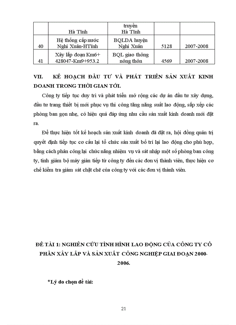 image for page Kế hoạch đầu tư và phát triển sản xuất kinh doanh trong thời gian tới