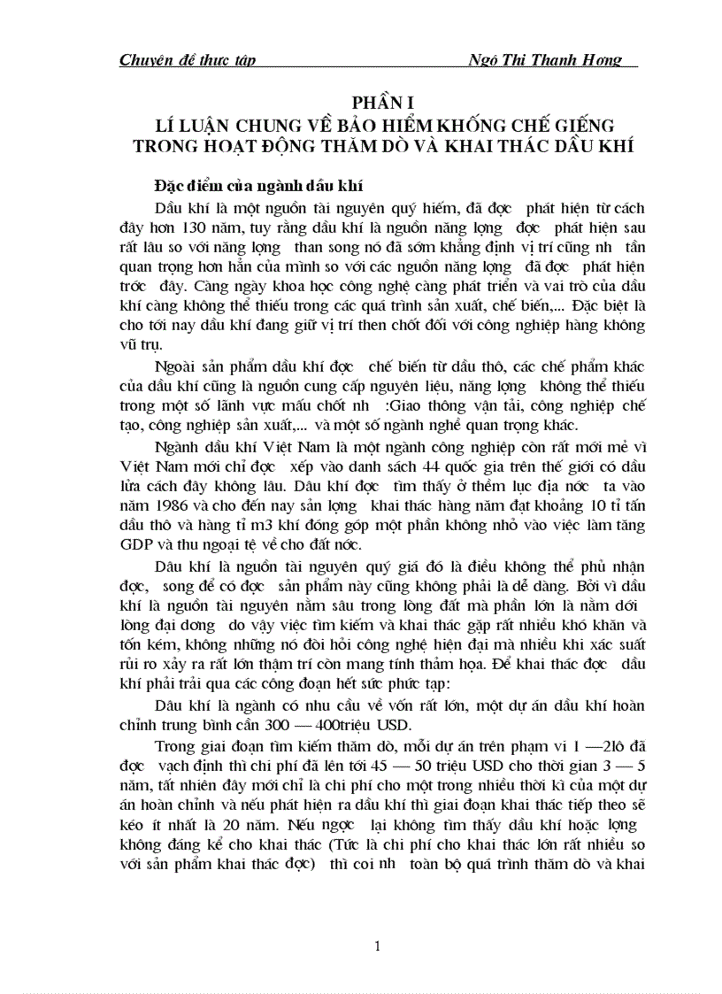 image for page Tình hình bảo hiểm khống chế giếng trong hoạt động thăm dò và khai thác dầu khí ở PVIC 1