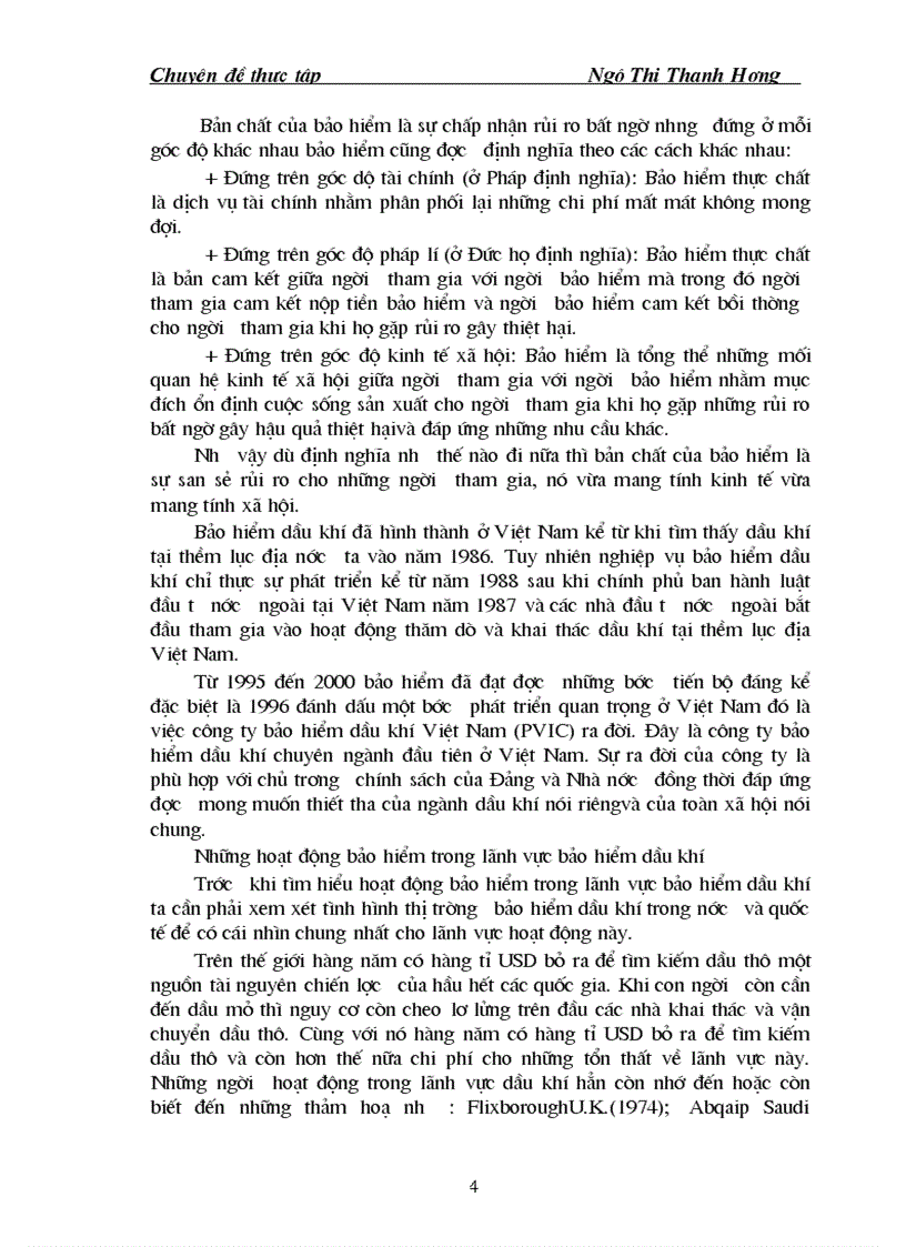 image for page Tình hình bảo hiểm khống chế giếng trong hoạt động thăm dò và khai thác dầu khí ở PVIC 1