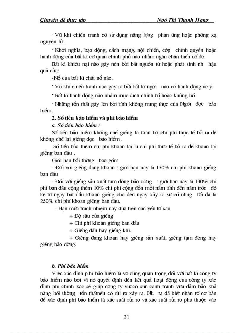 image for page Tình hình bảo hiểm khống chế giếng trong hoạt động thăm dò và khai thác dầu khí ở PVIC 1