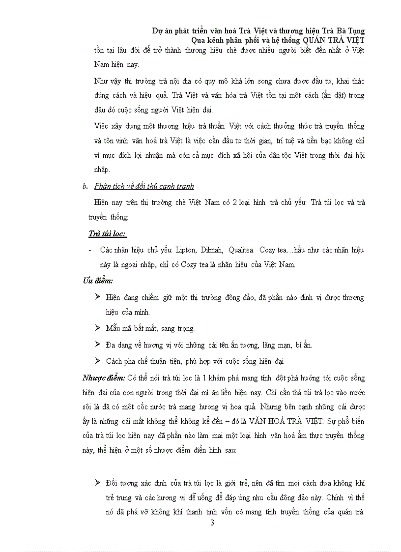 image for page Dự án phát triển văn hoá Trà Việt và thương hiệu Trà Bà Tụng Qua kênh phân phối và hệ thống QUÁN TRÀ VIỆT