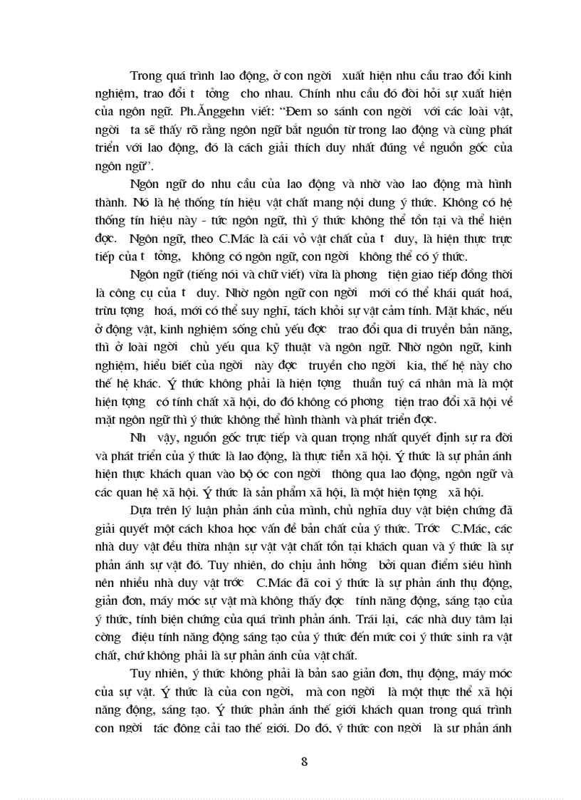 image for page Phân tích mối quan hệ bản chất giữa vật chất và ý thức vận dụng phương pháp luận rút ra từ mối quan hệ đó chỉ rõ nguồn gốc biểu hiện và cách khắc phục chủ quan duy ý chí trong cán bộ đảng viên