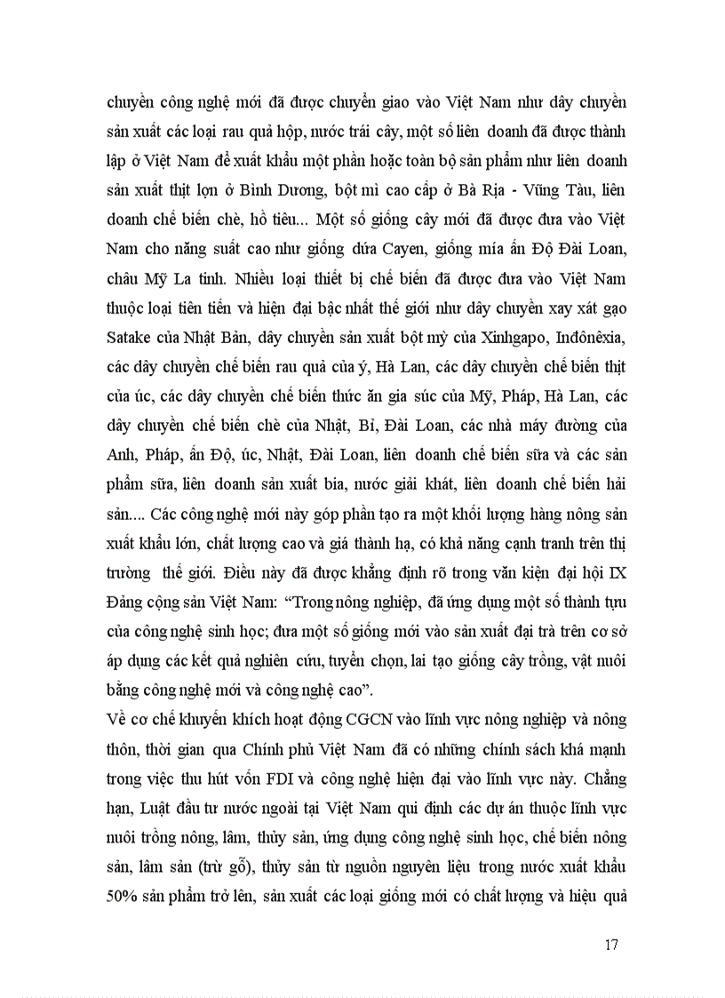 image for page Thực trạng và giải pháp nâng cao hiệu quả thu hút đầu tư trực tiếp nước ngoài trong lĩnh vực nông nghiệp và phát triển nông thôn