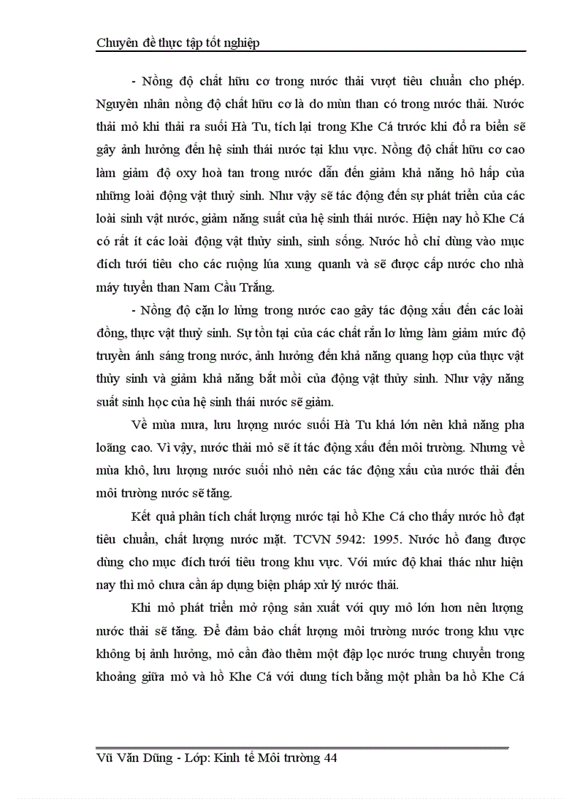 image for page Đánh giá hiệu quả kinh tế xã hội môi trường của dựán mở rộng khai thác mỏ than Núi Béo