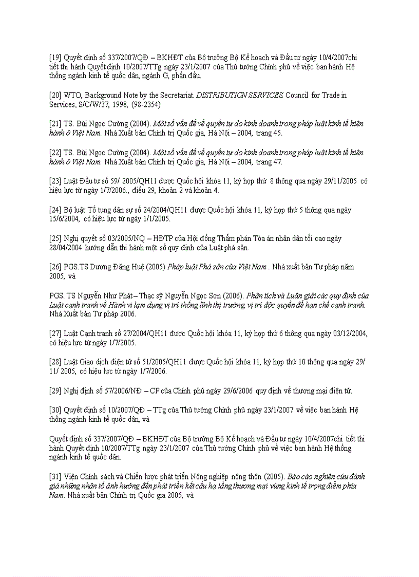 image for page Hiện trạng pháp luật nước ta về thương mại dịch vụ phân phối và tác động của cam kết WTO của Việt Nam đối với sự điều chỉnh pháp luật về thương mại dịch vụ phân phối