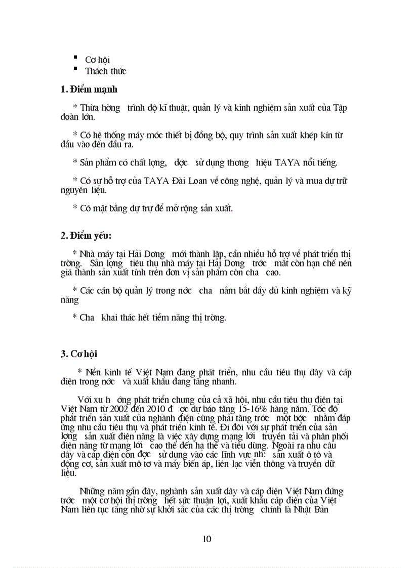 image for page Báo cáo phân tích tổng hợp về cổ phiếu công ty cổ phần dây và cáp điện TAya Việt nam