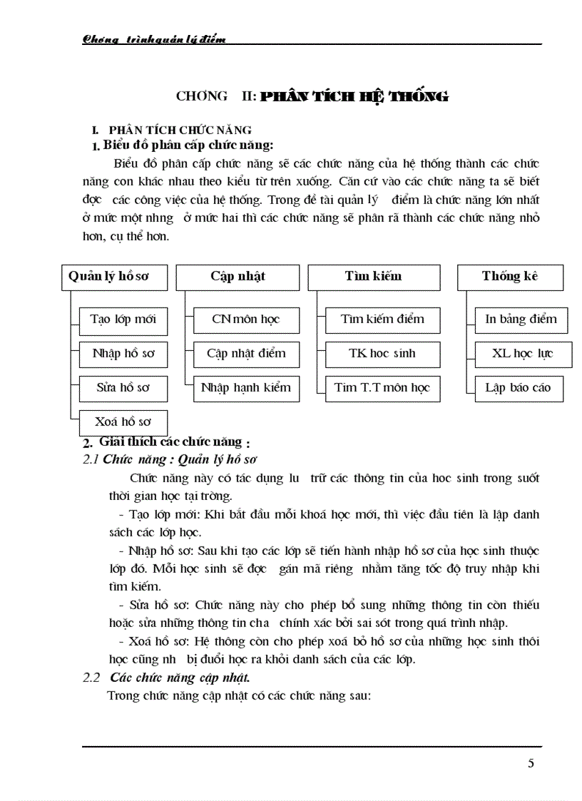 Quản lý điểm của trường THCS Lương Khánh Thiện