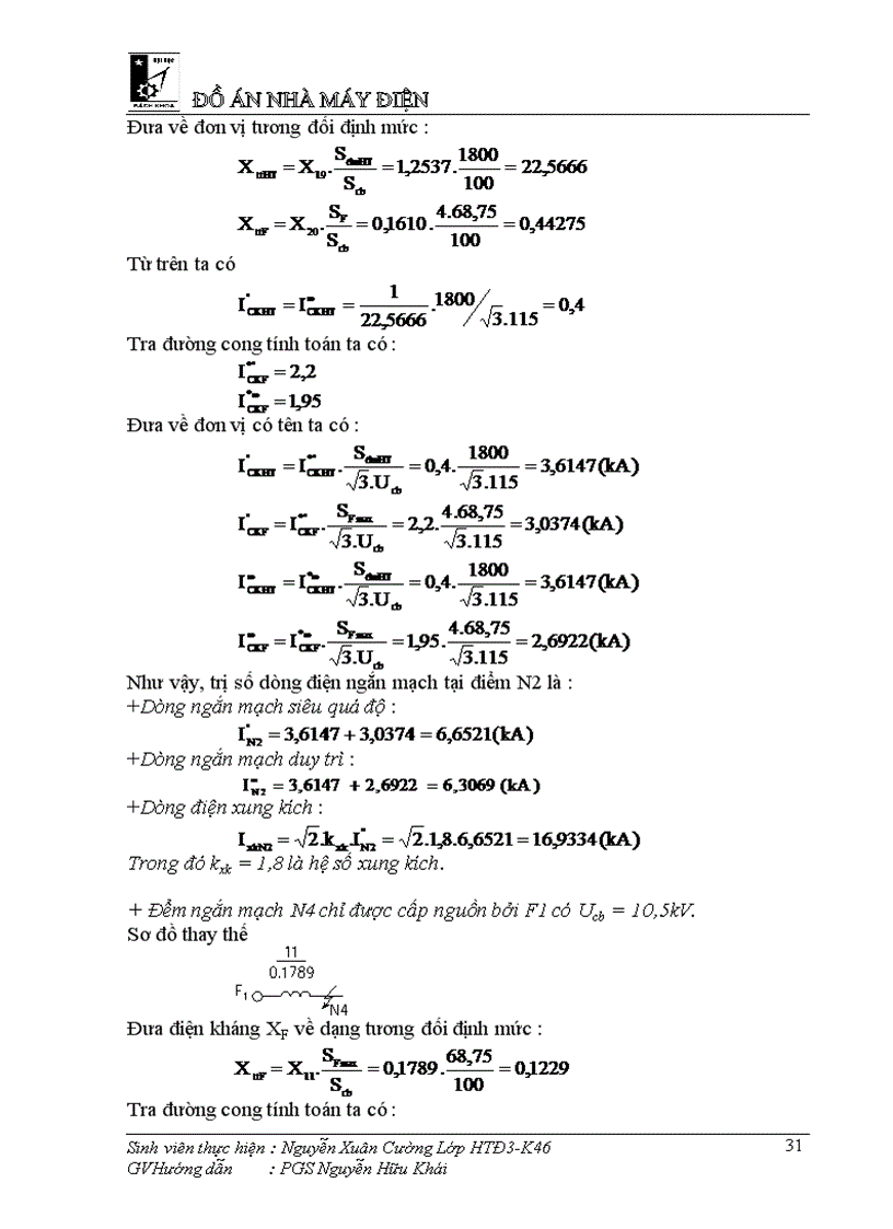 image for page Đồ án nhà máy điện 1