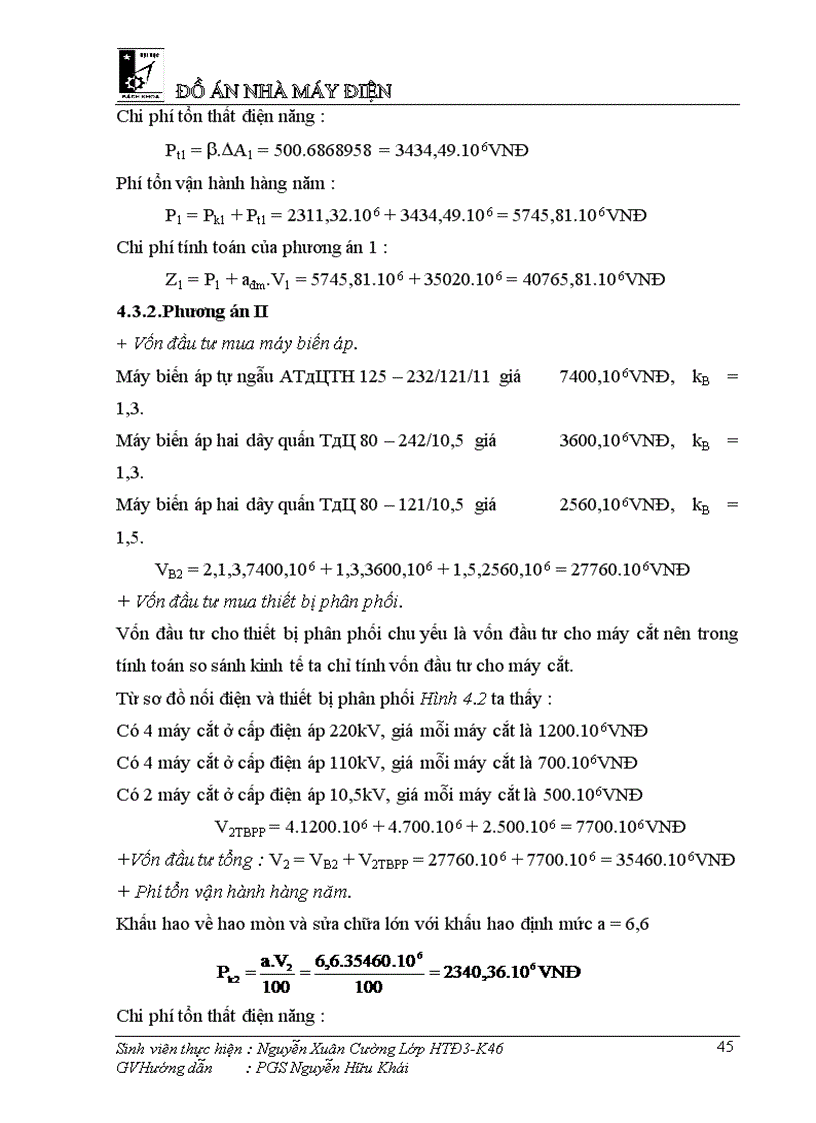 image for page Đồ án nhà máy điện 1