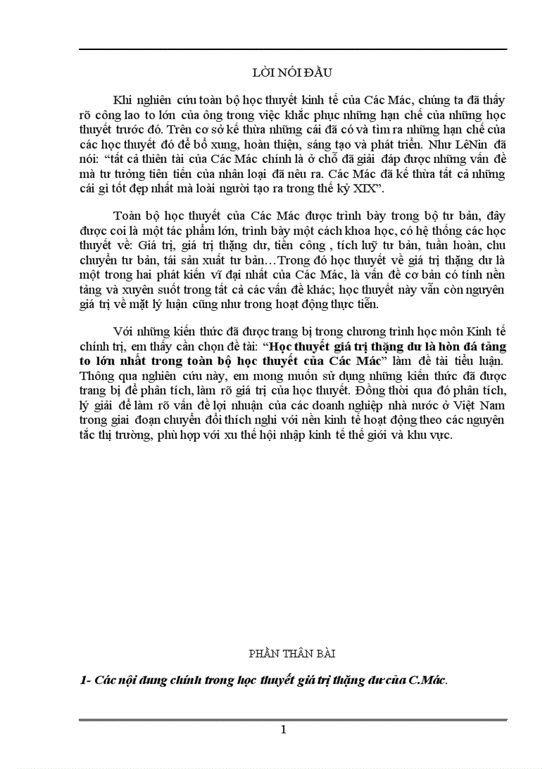 image for page Học thuyết giá trị thặng dư là hòn đá tảng to lớn nhất trong toàn bộ học thuyết của Các Mác 1