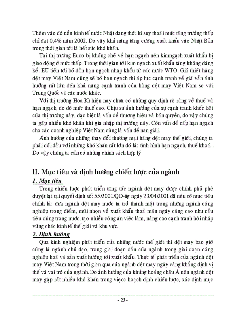 image for page Những biện pháp nhằm nâng cao khả năng cạnh tranh của ngành dệt may Việt Nam