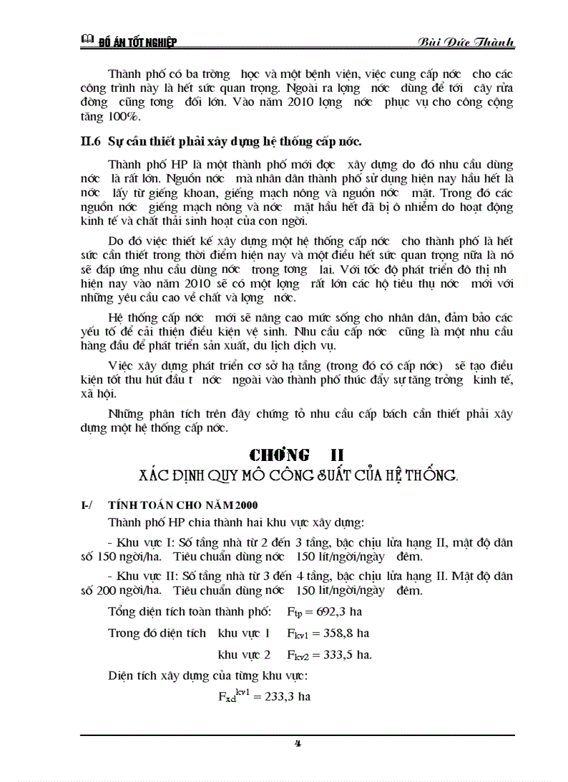 image for page Tính toán công trình thu trạm bơm cấp I