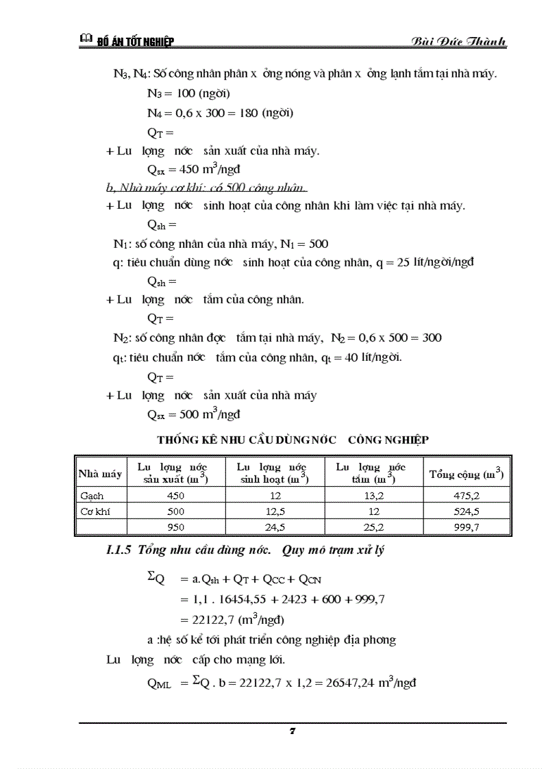 image for page Tính toán công trình thu trạm bơm cấp I